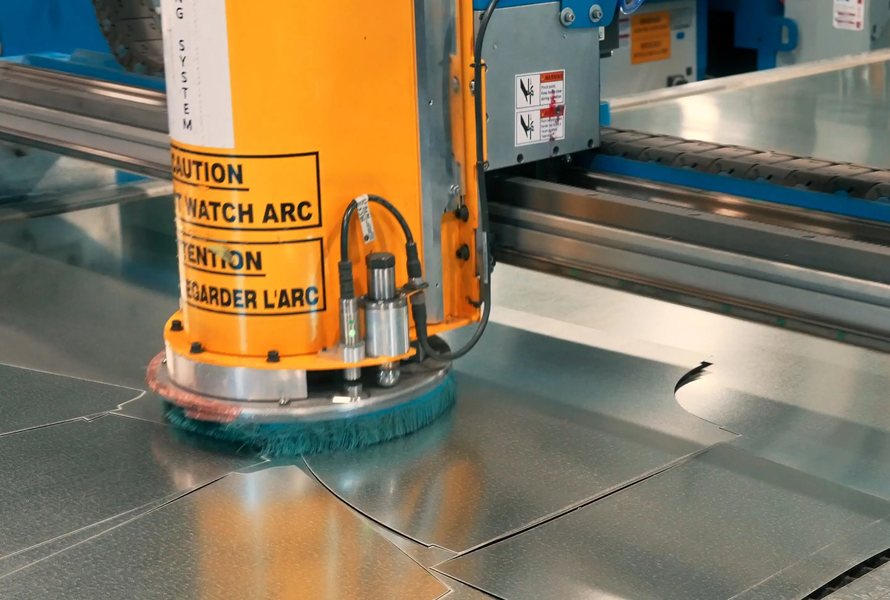 CNC sheet metal cutting