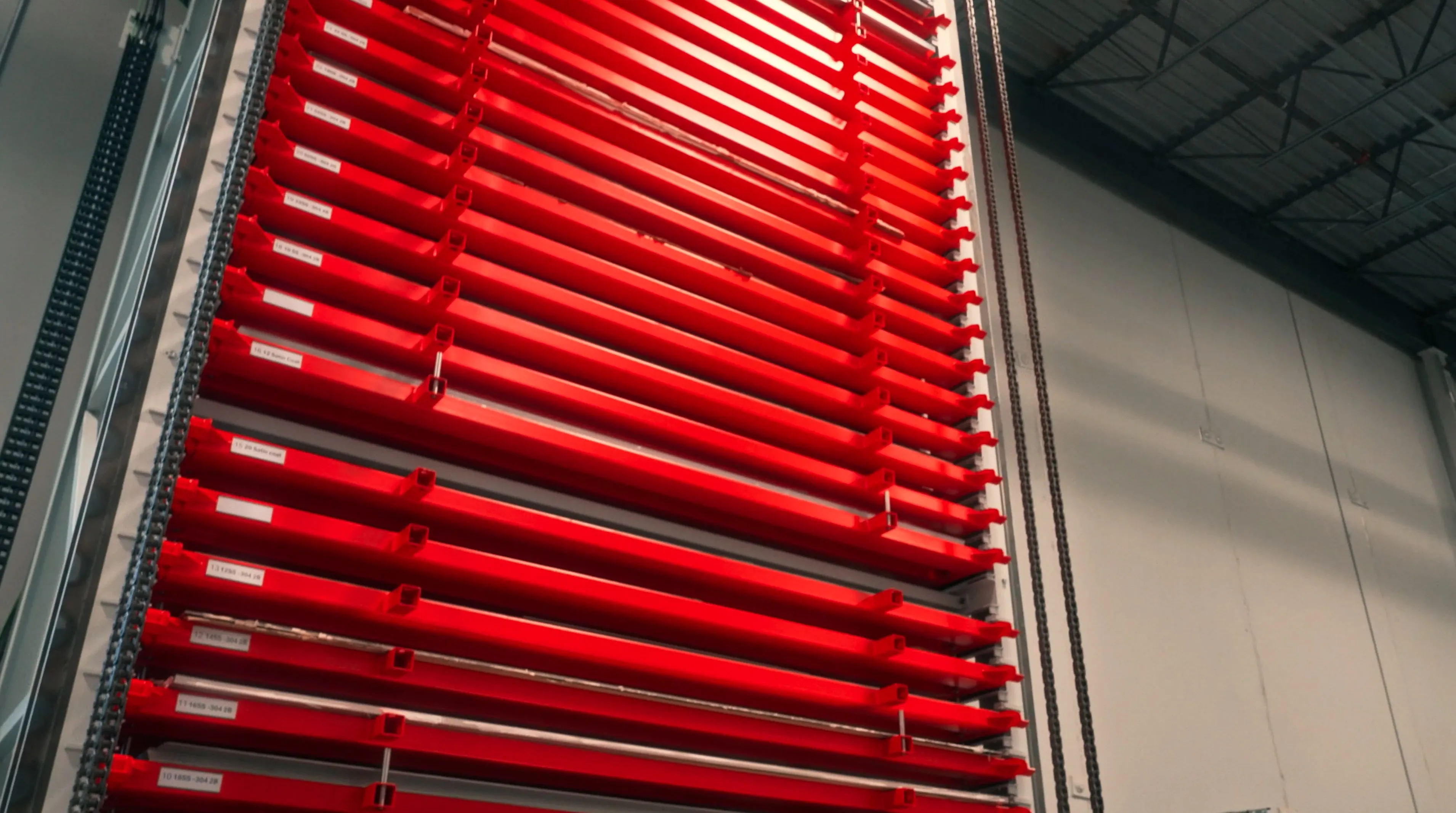 Sheet metal material storage