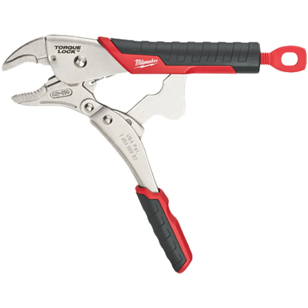 MILWAUKEE MILWAUKEE 10" TORQUE LOCK Straight Jaw Locking Pliers with Grip