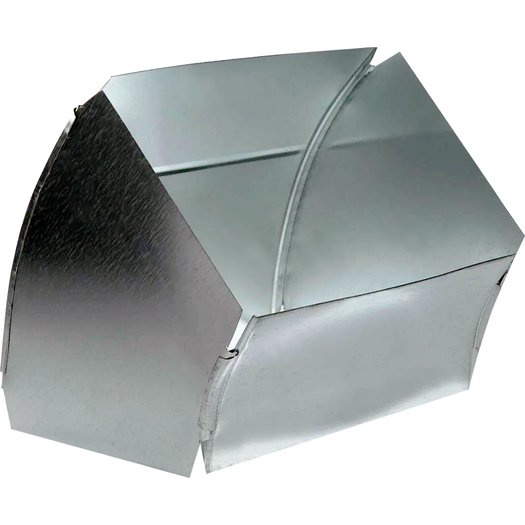 45&deg; Stack Elbows With 6" Radius - Assembled - 28 Gauge