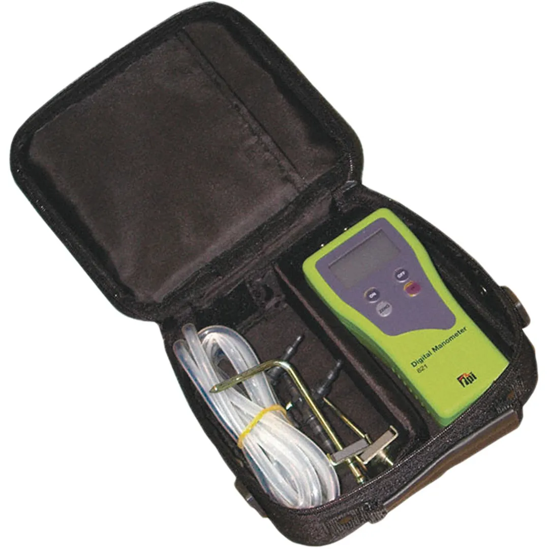 TPI TPI 621 Dual Differential Input Digital Manometer With Accessories