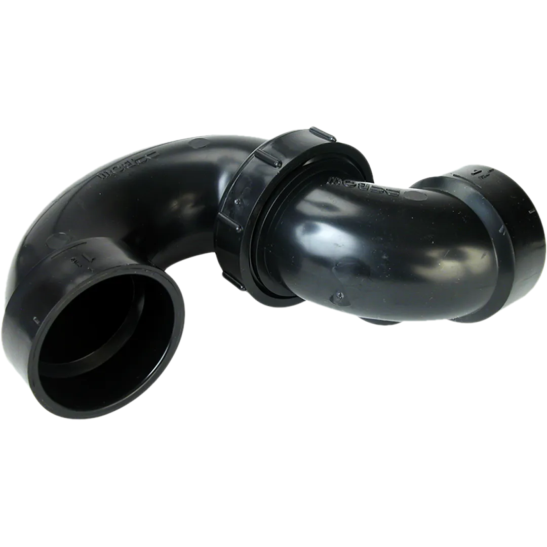 ABS Adjustable P-Trap With Union