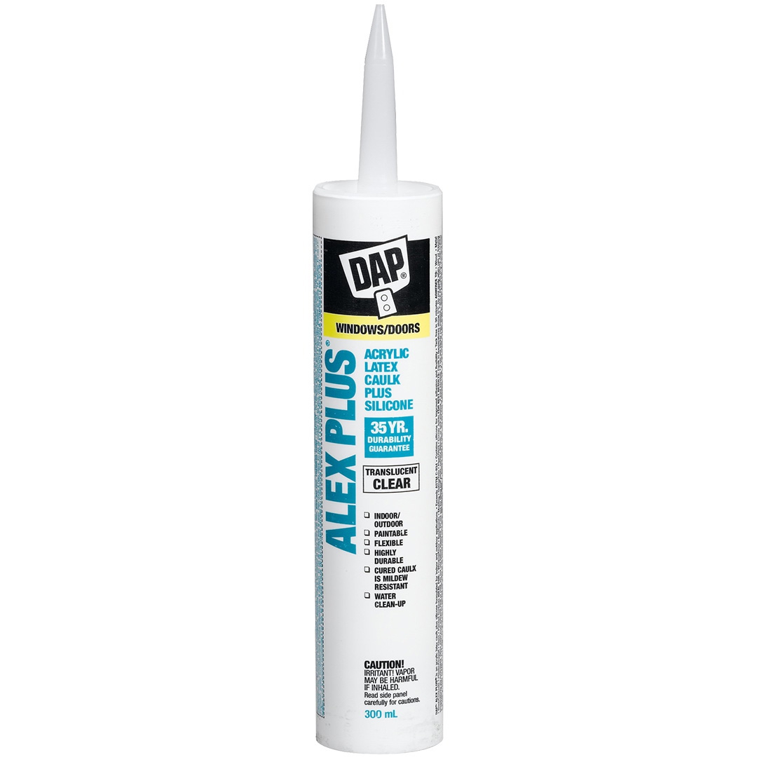 ALEX PLUS Acrylic Latex Caulk Plus Silicone 300ml Shop Adhesives, Sealants & Tapes