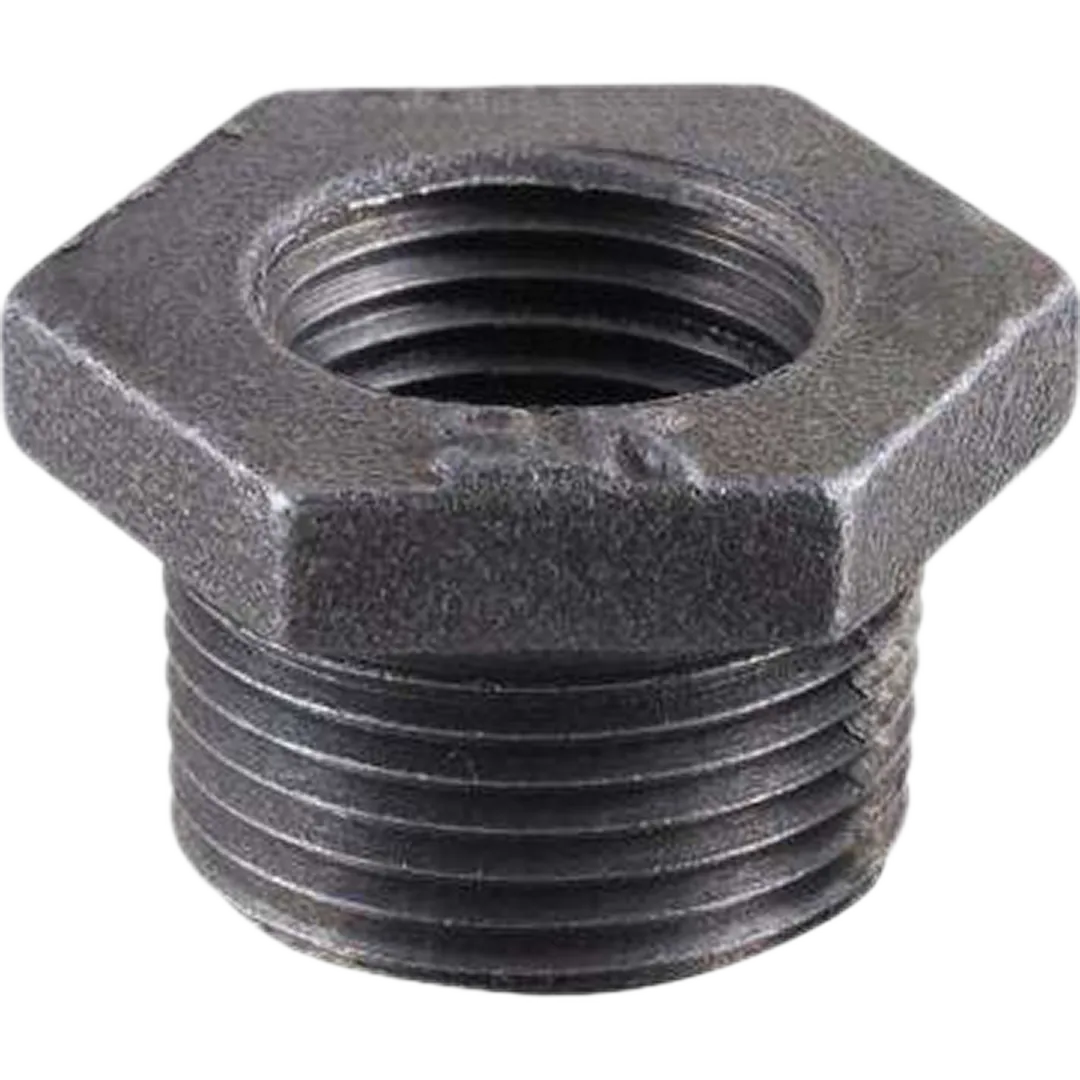 Black Iron Hexagon Bushings