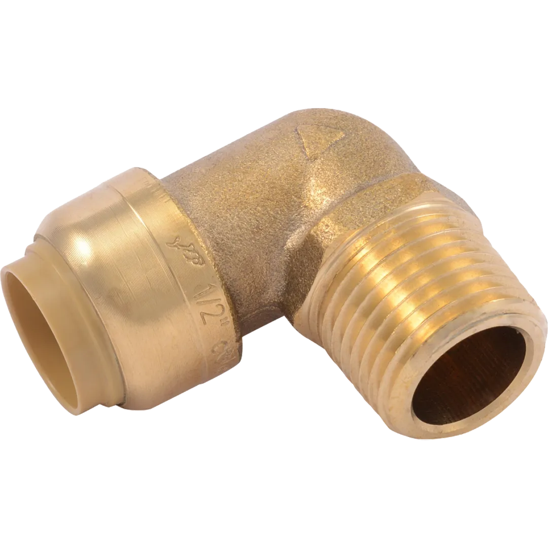 SHARKBITE SHARKBITE Brass Push-To-Connect 90&deg; Male Elbows