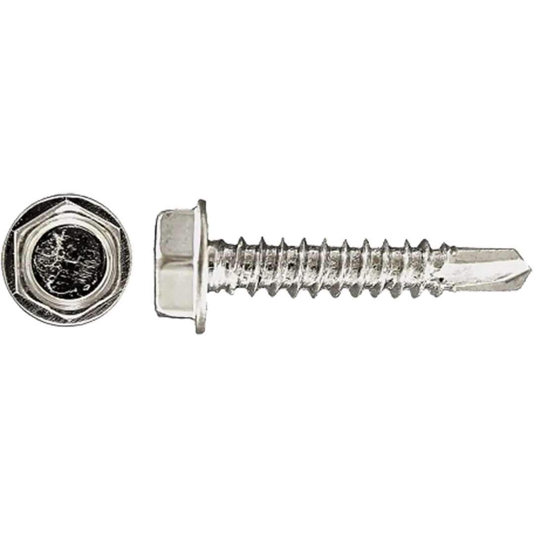 HPAULIN HPAULIN Drill-X Zinc Plated Washer Head Self-Drilling Tapping Screws