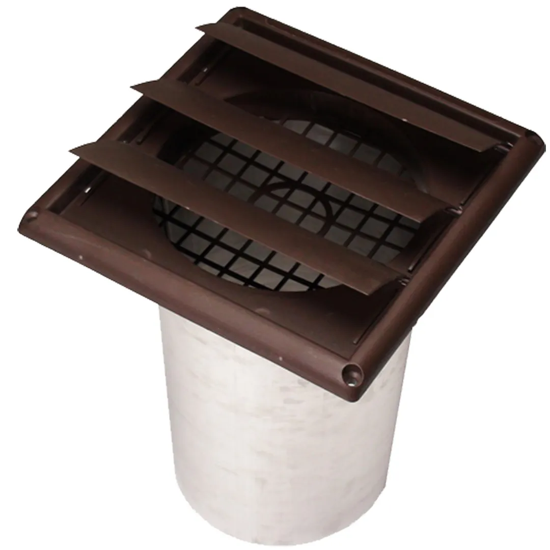 DEFLECTO DEFLECTO Exhaust Hood With Pipe & Bird Guard
