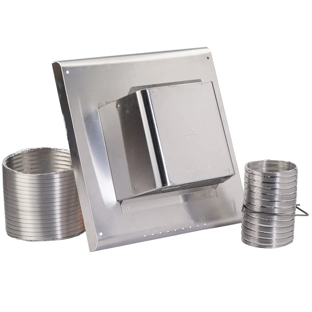 CONTINENTAL CONTINENTAL Flexible Rear Vent Kit For 4" x 7" Direct Vent Fireplaces
