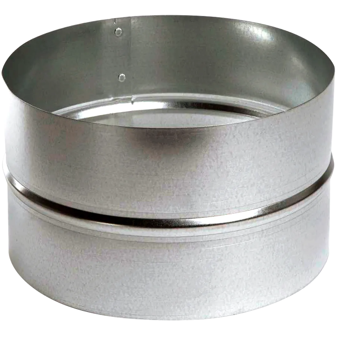 Galvanized Spiral Couplings - Small End - 22 Gauge