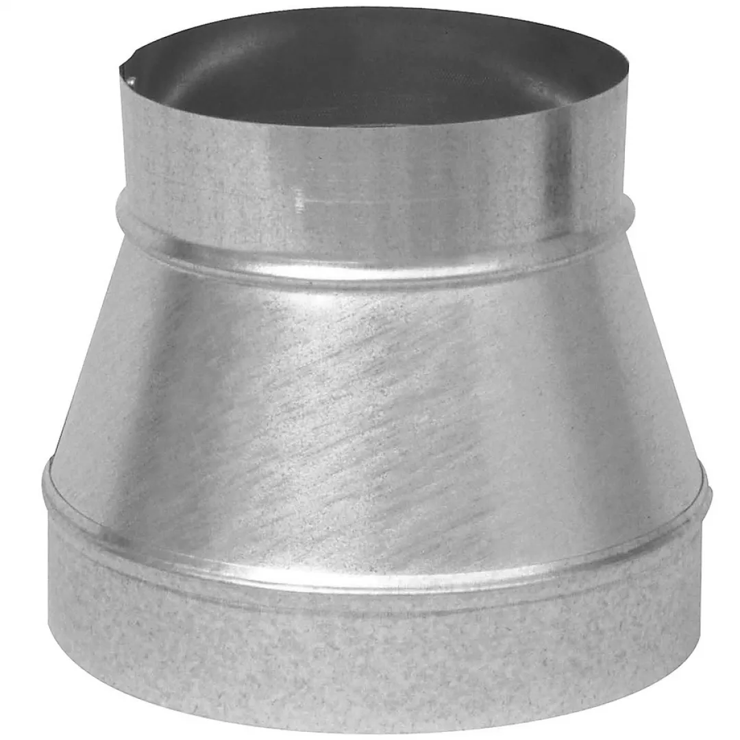 Galvanized Non-Crimped Reducer - 26 Gauge