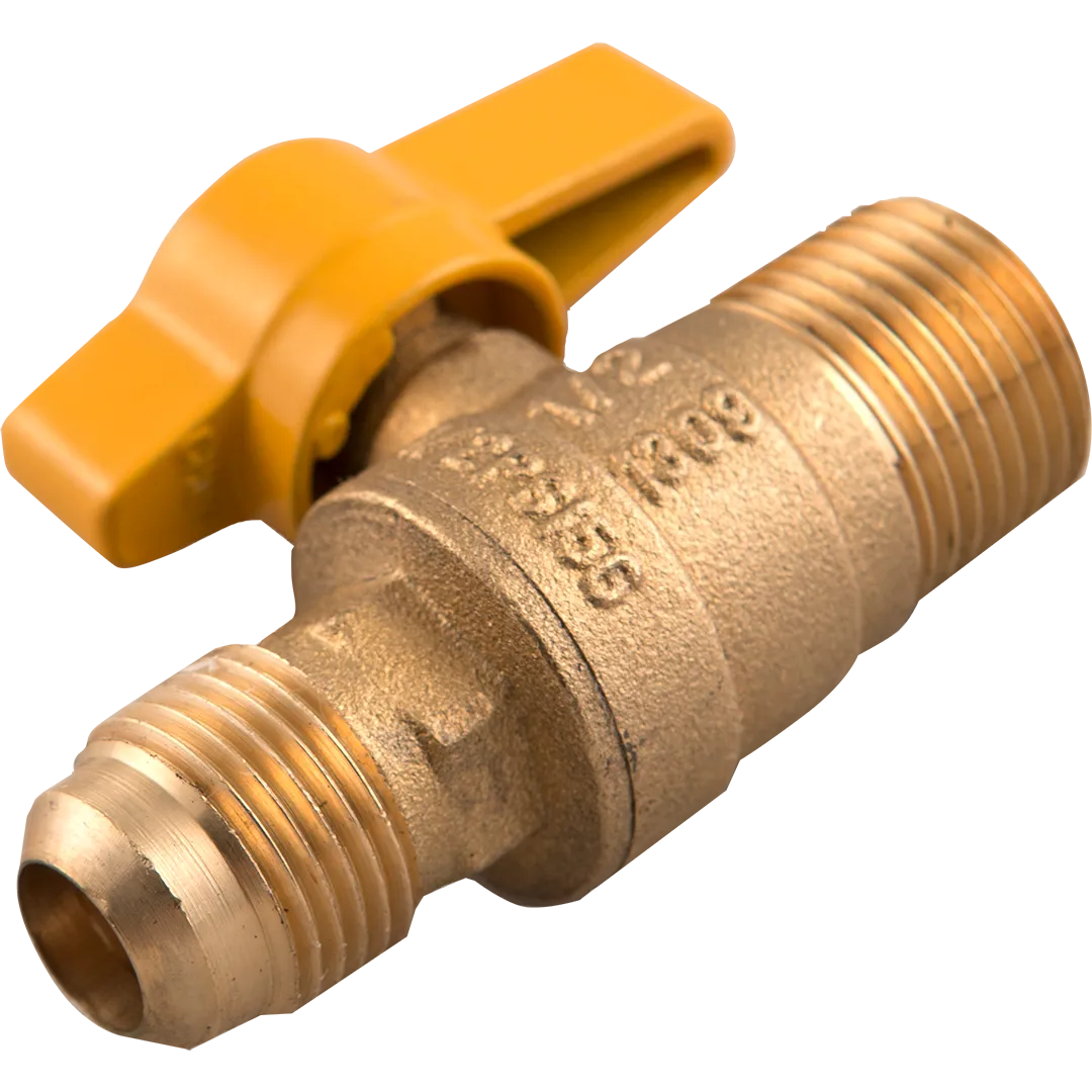 Indoor Shut Off Gas Ball Valves With Lever Handle