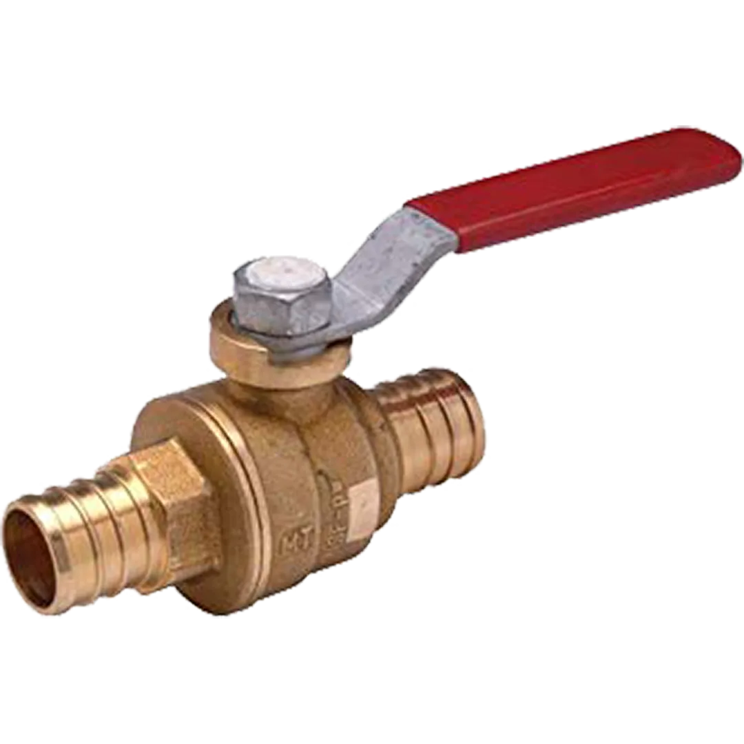 Lead Free Brass Pex Ball Valves With Handle