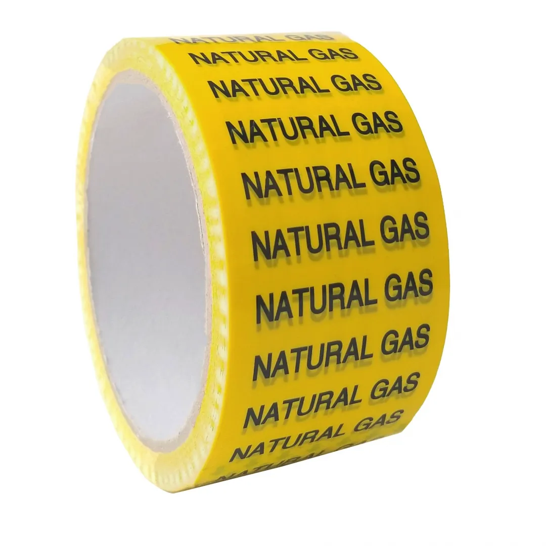 Natural Gas Printed Caution Tape