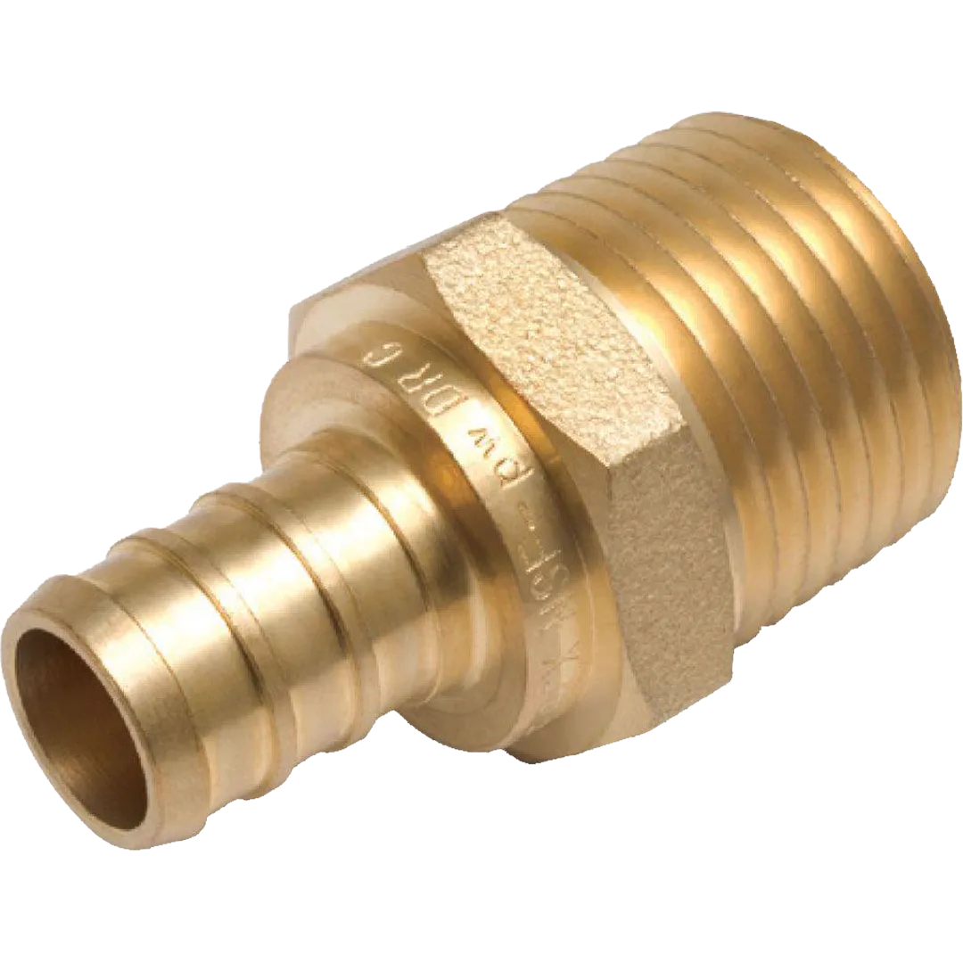 Pex Insert Brass Male Adapters - B x MPT