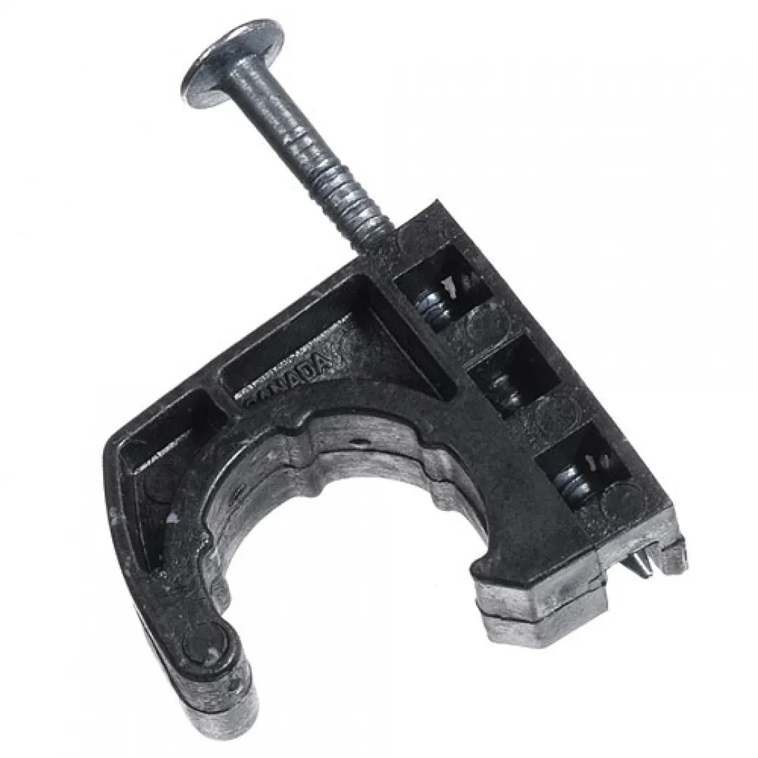 Plastic J-Strap With Nail