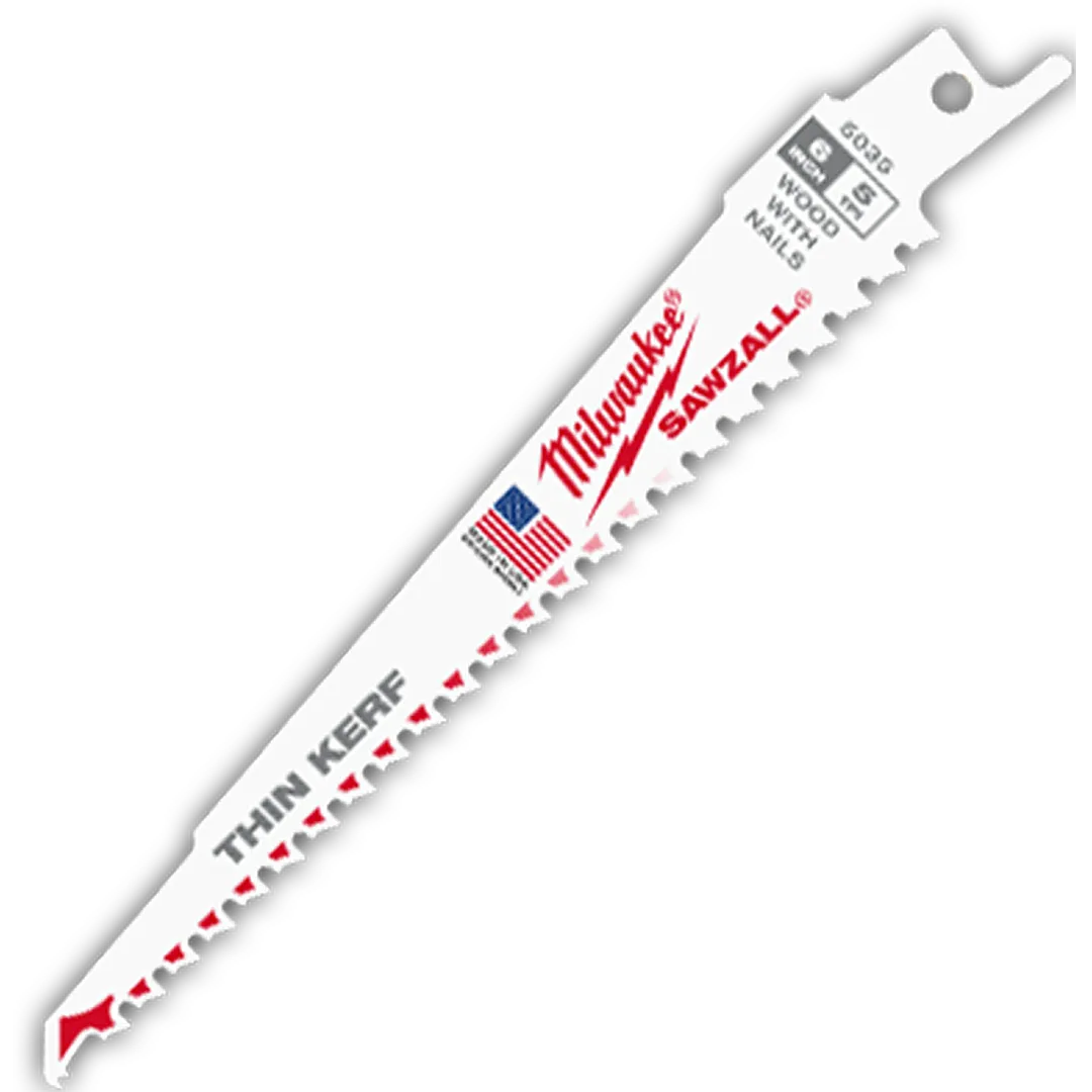 MILWAUKEE MILWAUKEE SAWZALL Nail Embedded Wood Blades - 5 Pack