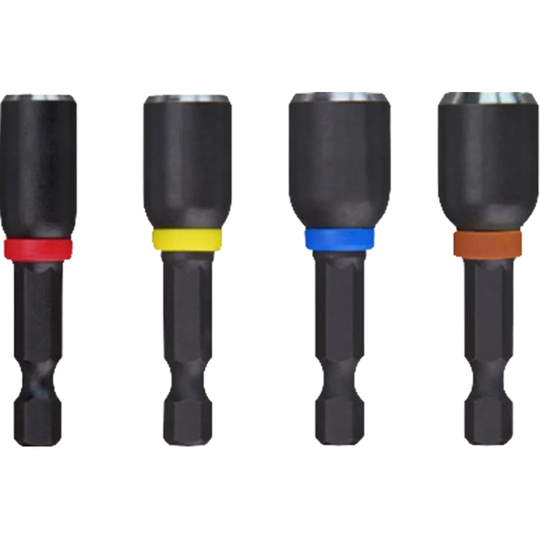 MILWAUKEE MILWAUKEE SHOCKWAVE Impact Magnetic Nut Driver Set - 4 Pieces