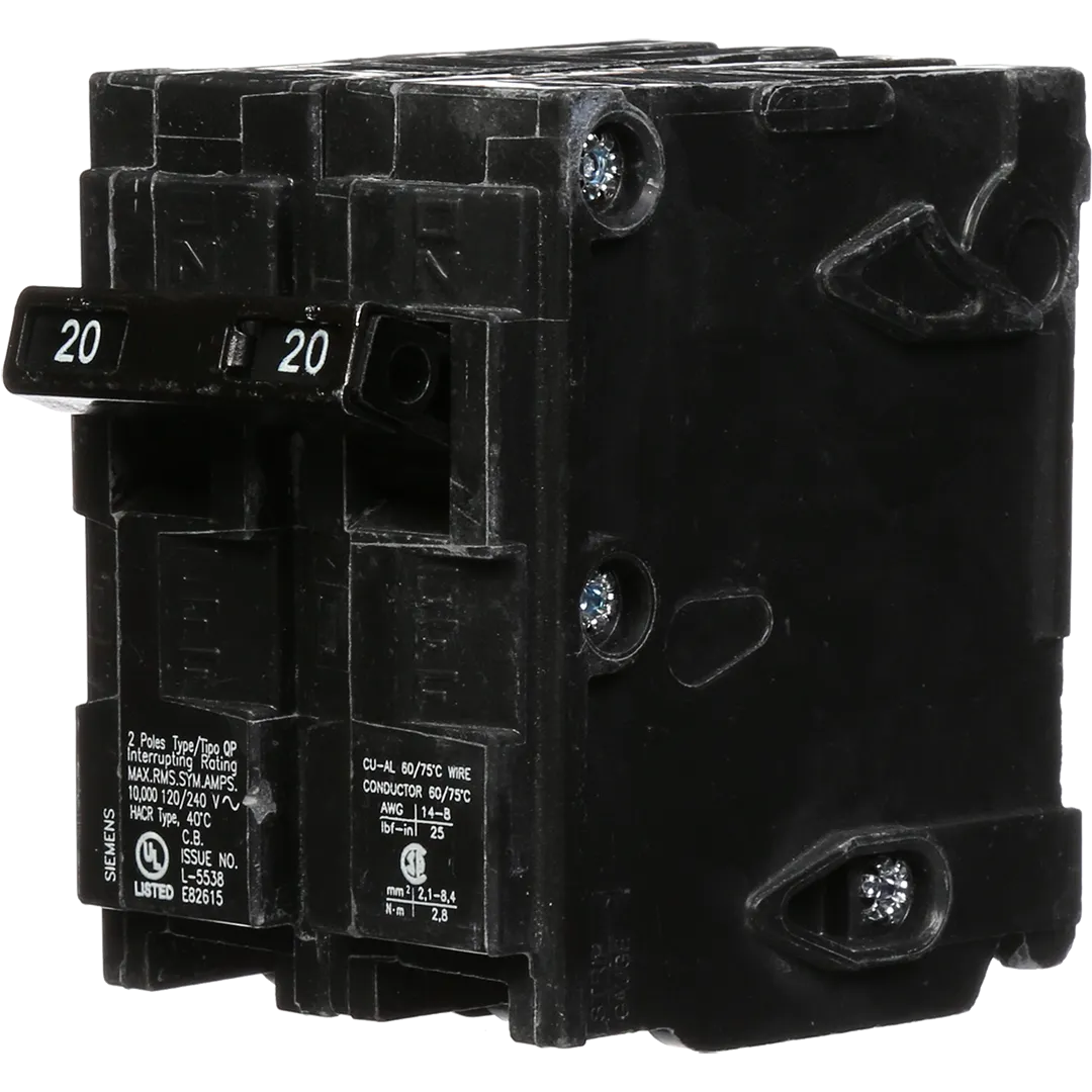 SIEMENS SIEMENS 2 Pole Circuit Breaker