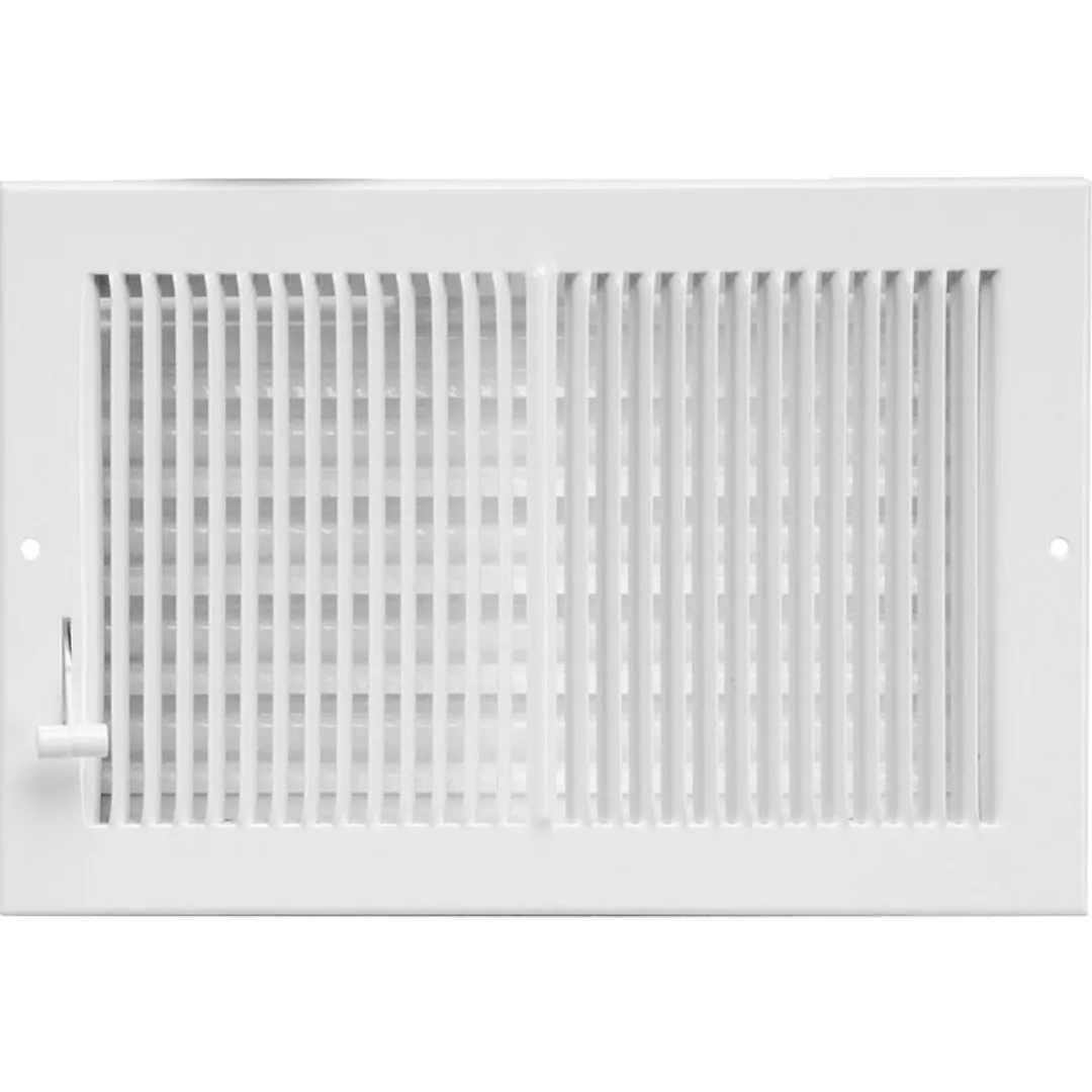 IMPERIAL IMPERIAL Ceiling Sidewall 2-Way Multi-Shutter Steel Register