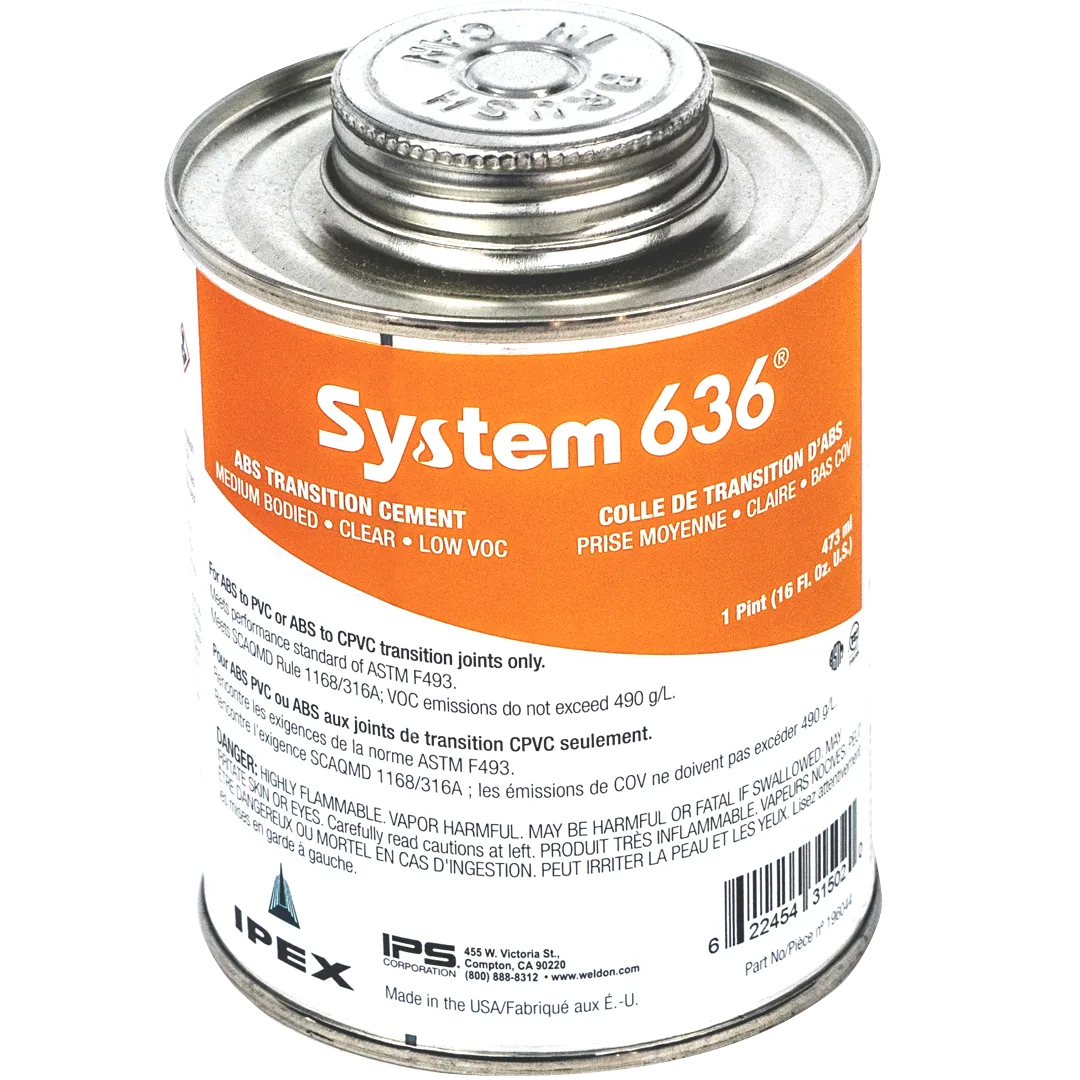 IPEX IPEX System 636 ABS Transition Cement - Medium Bodied