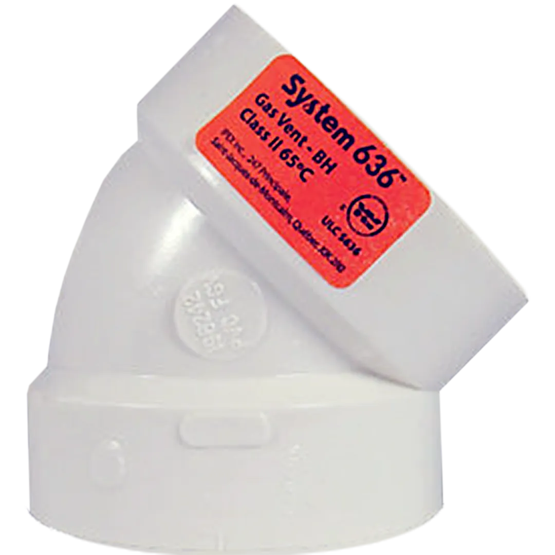 IPEX IPEX System 636 PVC 45&deg; Elbows - Slip x Slip