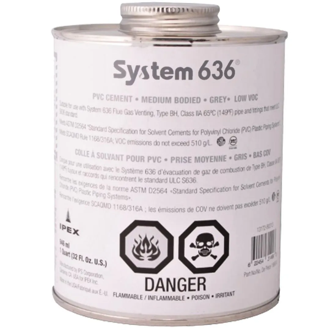 IPEX IPEX System 636 PVC Cement - Medium Bodied