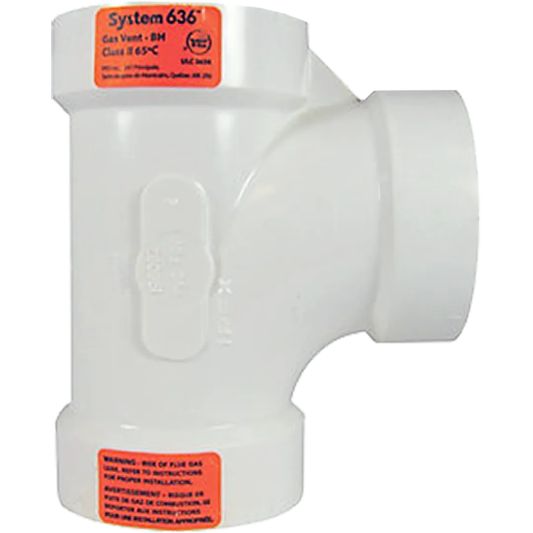 IPEX IPEX System 636 PVC Sanitary Tees - Slip x Slip x Slip