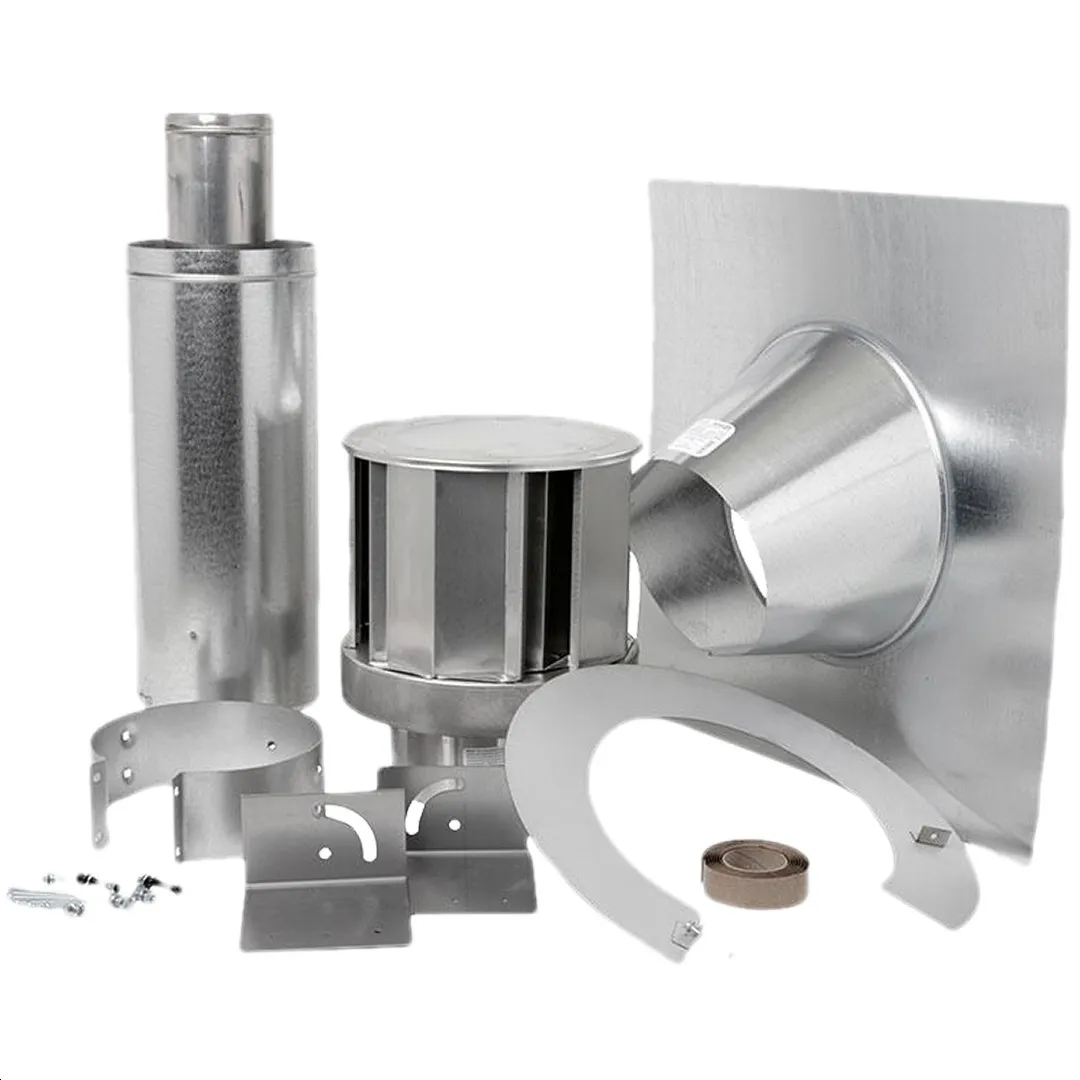 CONTINENTAL CONTINENTAL 5" x 8" Direct Vent Roof Terminal Kit - 1/12 to 7/12 Pitch