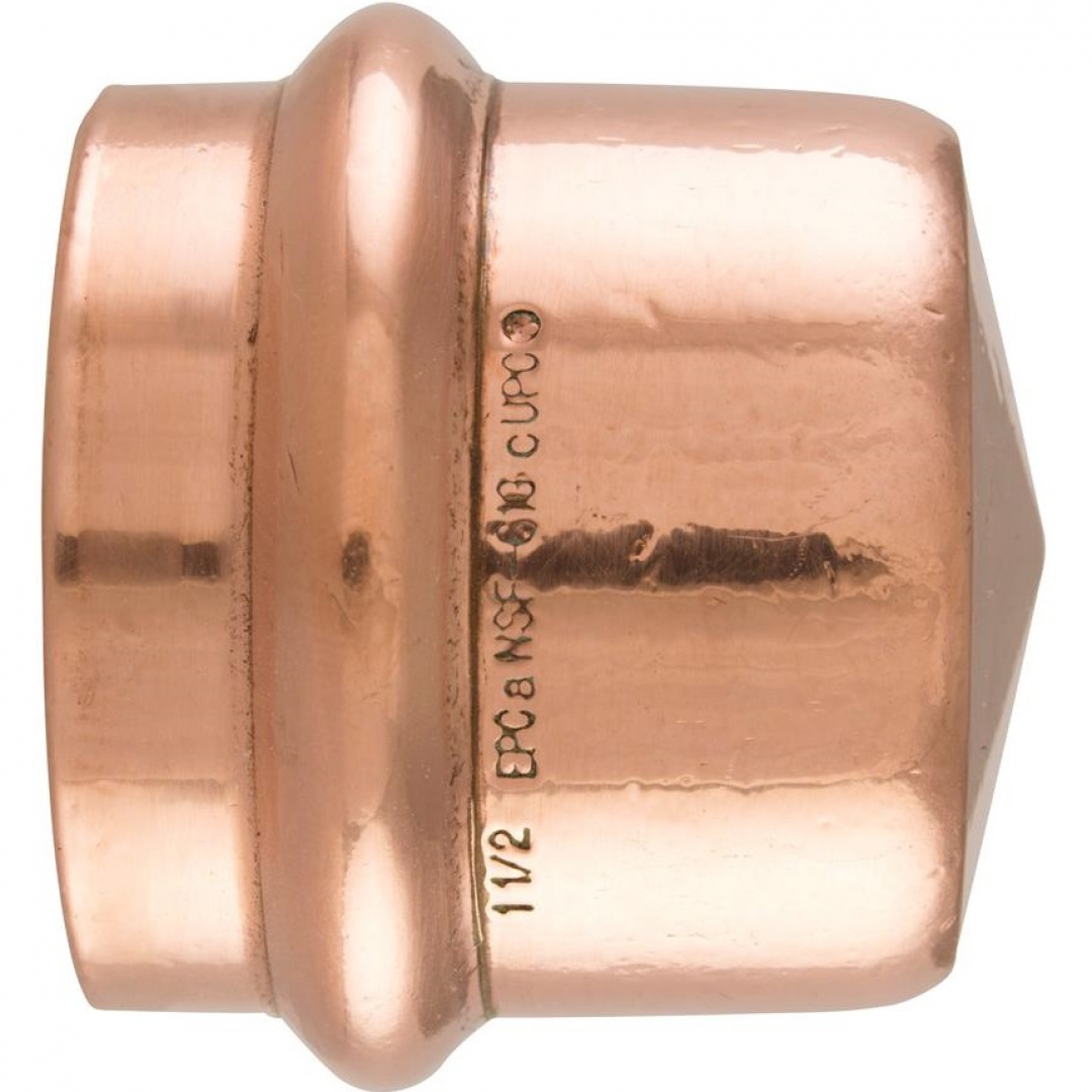 APOLLO VALVES APOLLO VALVES Copper Press Tube Cap - P x Cap APOLLO VALVES APOLLO VALVES Copper Press Tube Cap - P x Cap