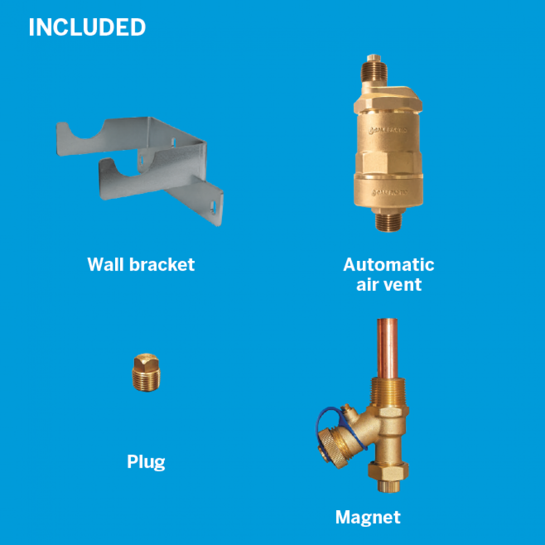 CALEFACTIO CALEFACTIO CALBALANCE 4-in-1 Hydraulic Separators - FNPT CALEFACTIO CALEFACTIO CALBALANCE 4-in-1 Hydraulic Separators - FNPT