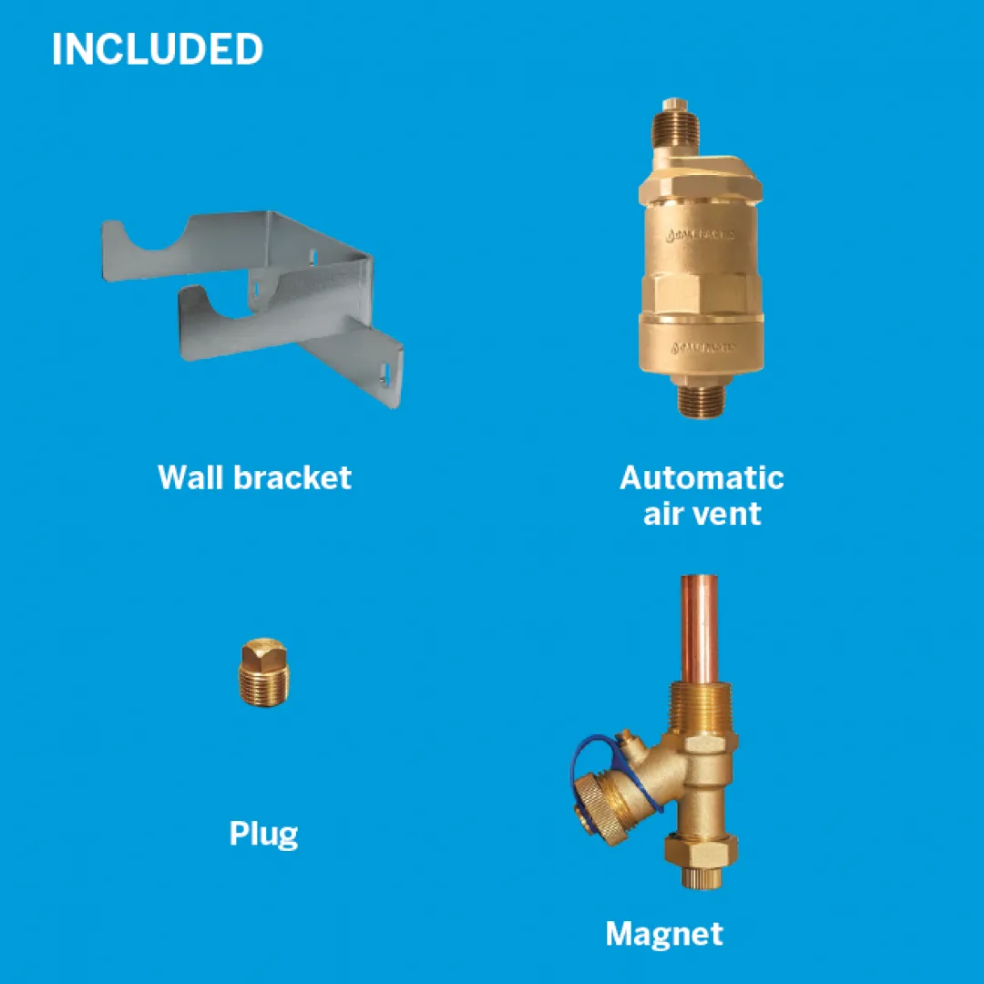 CALEFACTIO CALEFACTIO CALBALANCE 4-in-1 Hydraulic Separators - FNPT CALEFACTIO CALEFACTIO CALBALANCE 4-in-1 Hydraulic Separators - FNPT
