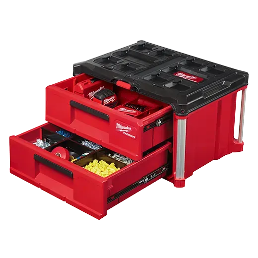 MILWAUKEE MILWAUKEE Packout 2-Drawer Tool Box MILWAUKEE MILWAUKEE Packout 2-Drawer Tool Box