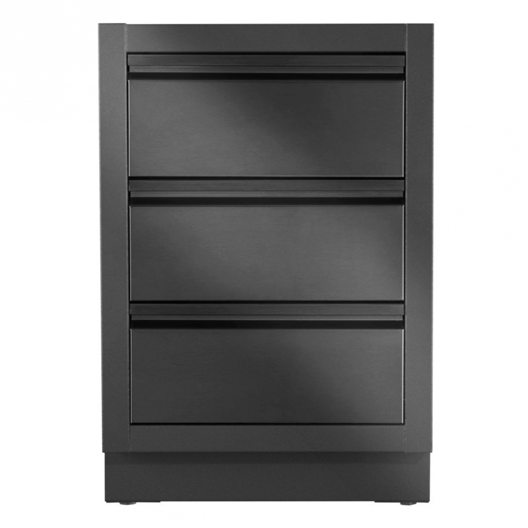 NAPOLEON NAPOLEON OASIS 3 Drawer Cabinet - Matte Black NAPOLEON NAPOLEON OASIS 3 Drawer Cabinet - Matte Black