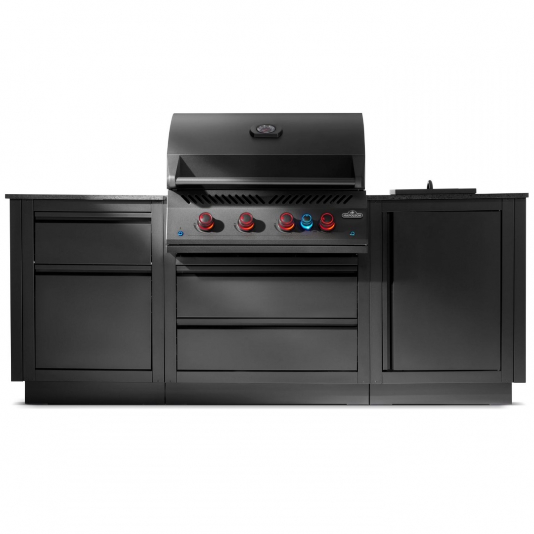 NAPOLEON NAPOLEON OASIS 301 Outdoor Kitchen With Built-in 700 Series 32 BBQ Grill Head NAPOLEON NAPOLEON OASIS 301 Outdoor Kitchen With Built-in 700 Series 32 BBQ Grill Head