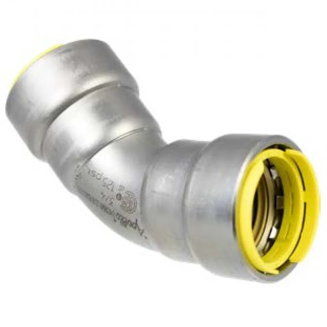 APOLLO VALVES APOLLO VALVES Power Press Carbon Steel 45&deg; Gas Elbows