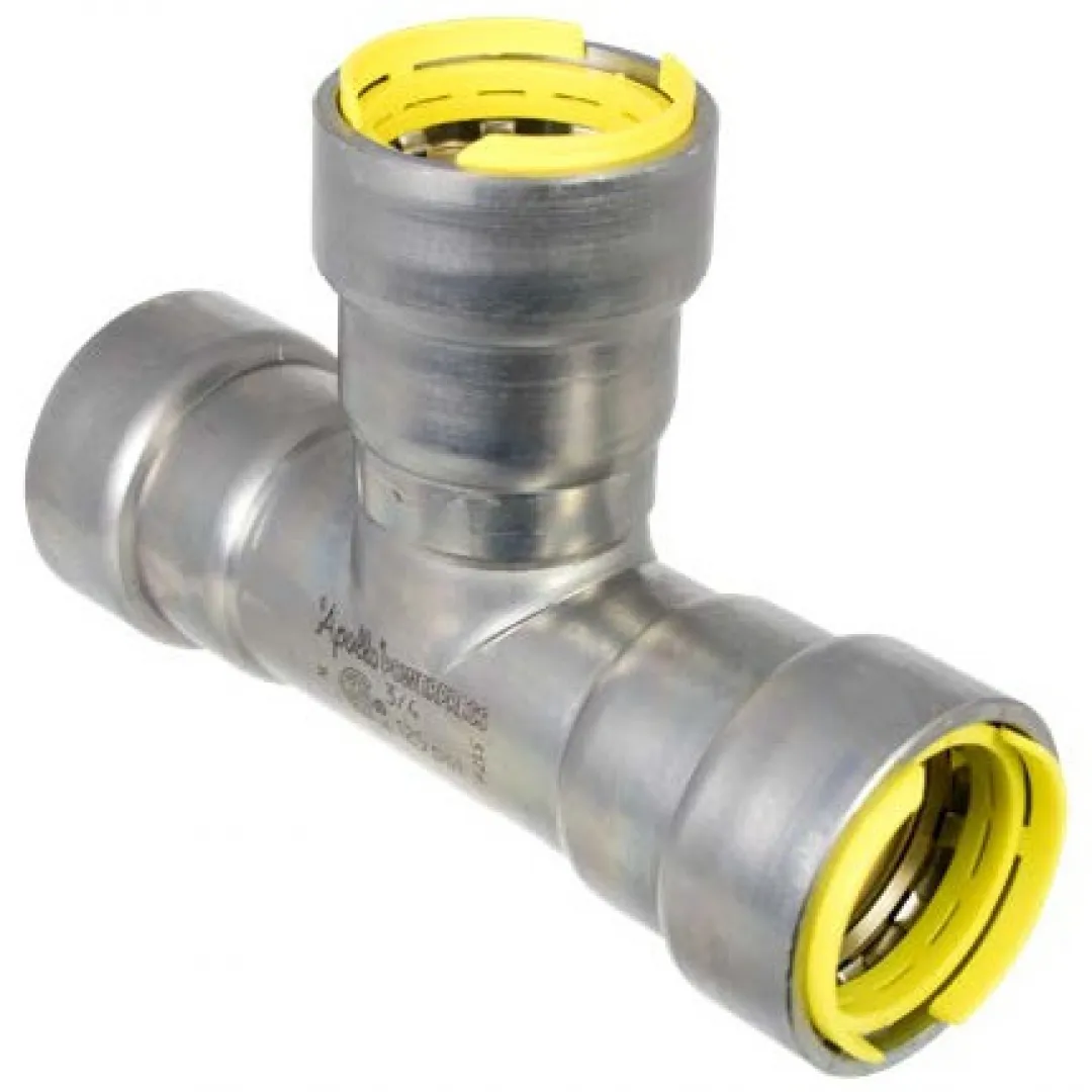 APOLLO VALVES APOLLO VALVES Power Press Carbon Steel Gas Reducer Tee