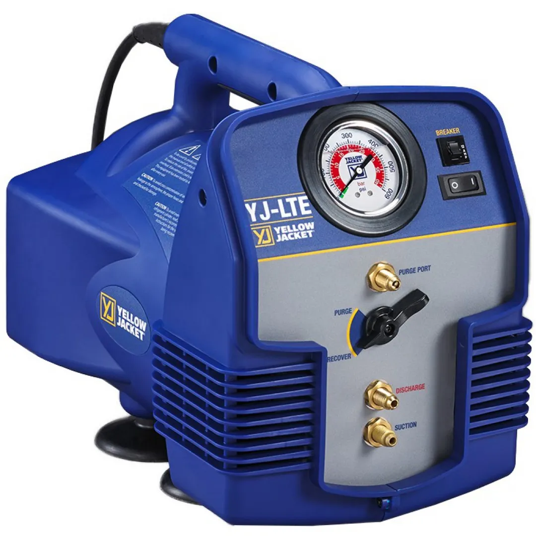 YELLOW JACKET YELLOW JACKET YJ-LTE Refrigerant Recovery System 1/2 HP