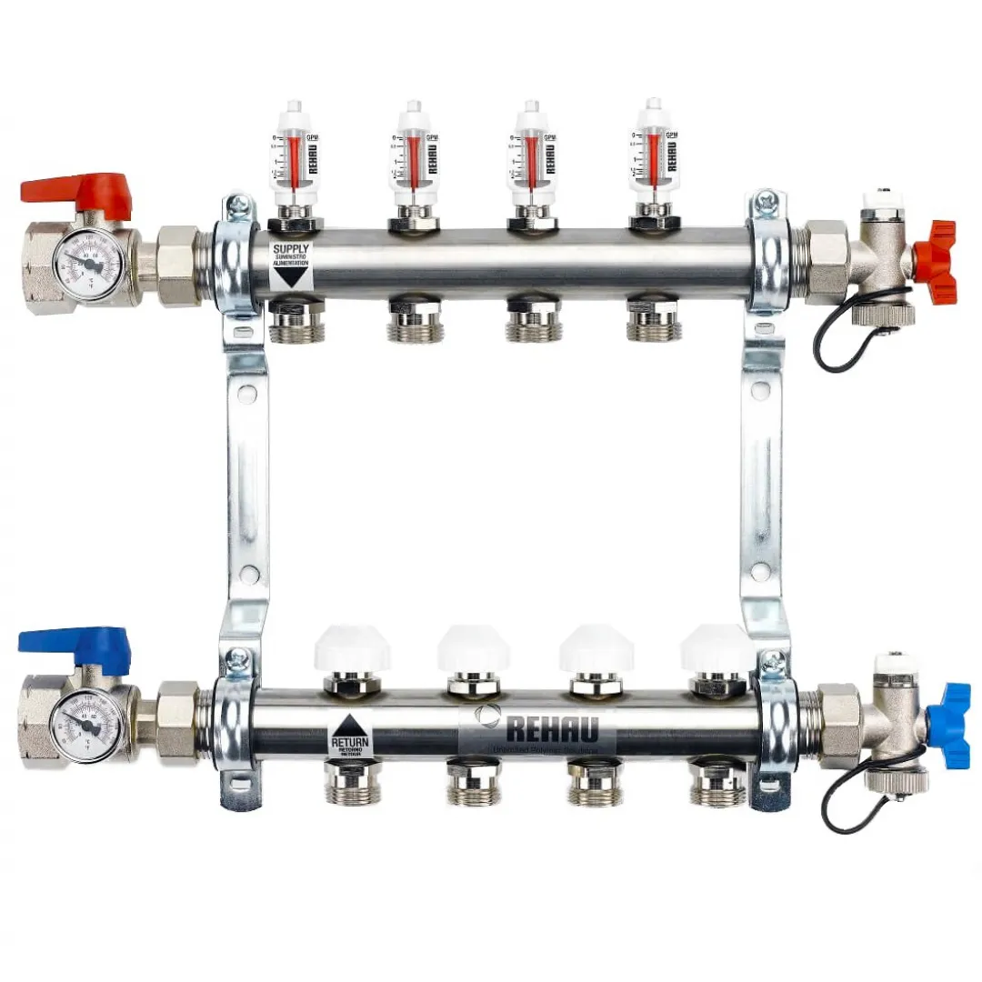 REHAU REHAU Pro-Balance 1" Stainless Steel Radiant Heating Manifolds