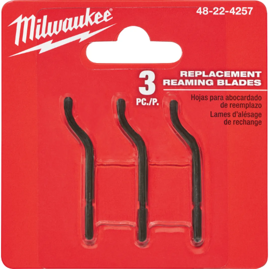 MILWAUKEE MILWAUKEE 3 PC Replacement Reaming Blades For 48-22-4255 Reaming Pen