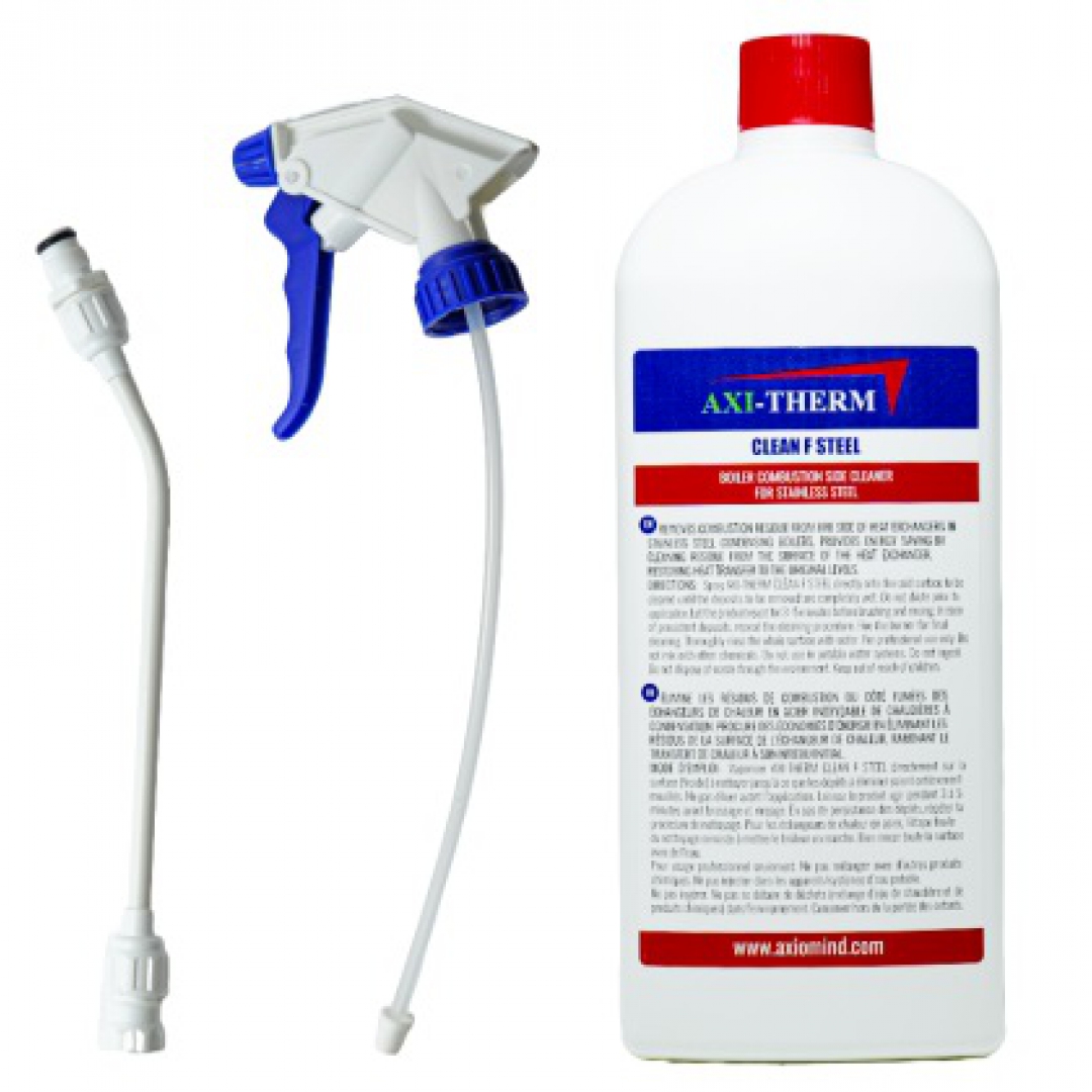 AXIOM Axiom Clean F-Steel Combustion Stainless Steel Heat Exchanger Cleaner AXIOM Axiom Clean F-Steel Combustion Stainless Steel Heat Exchanger Cleaner