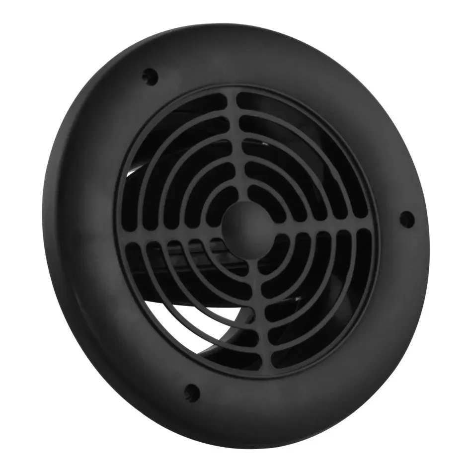 IMPERIAL IMPERIAL Soffit Round Exhaust Vent - Black, Plastic