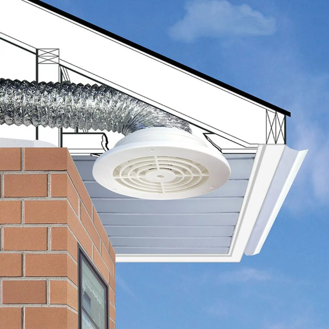 DUNDAS JAFINE DUNDAS JAFINE Soffit Round Exhaust Vent DUNDAS JAFINE DUNDAS JAFINE Soffit Round Exhaust Vent