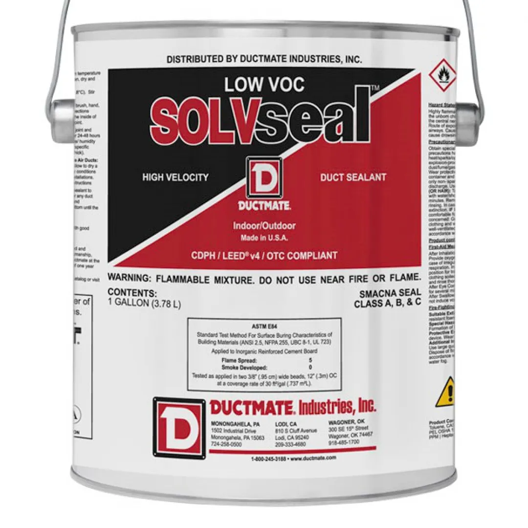 DUCTMATE DUCTMATE Solvseal Low VOC Solvent-Based Duct Sealant - Gray