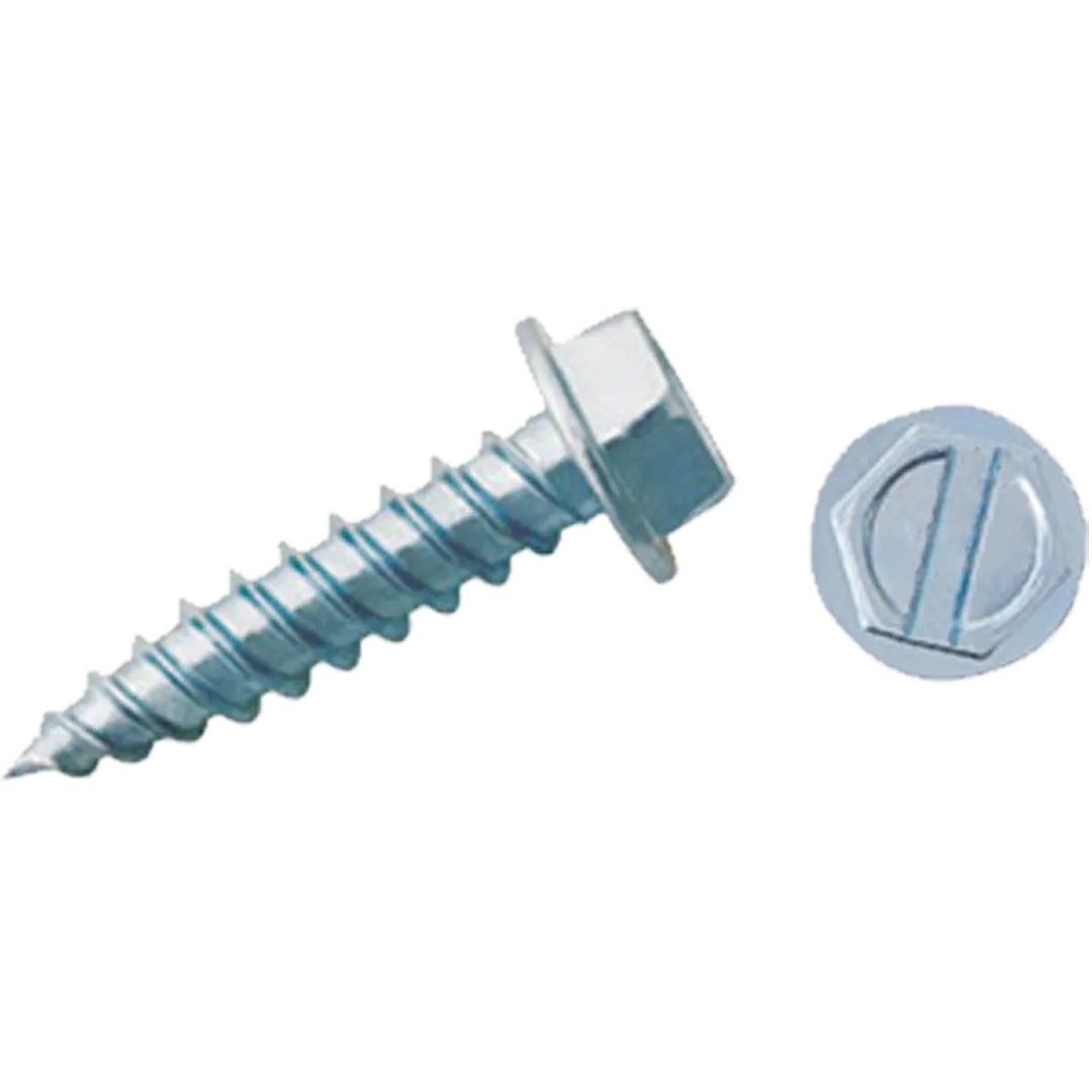 DURO DYNE DURO DYNE Super Saber Hex Head Self Piercing Screws - Zinc Plated