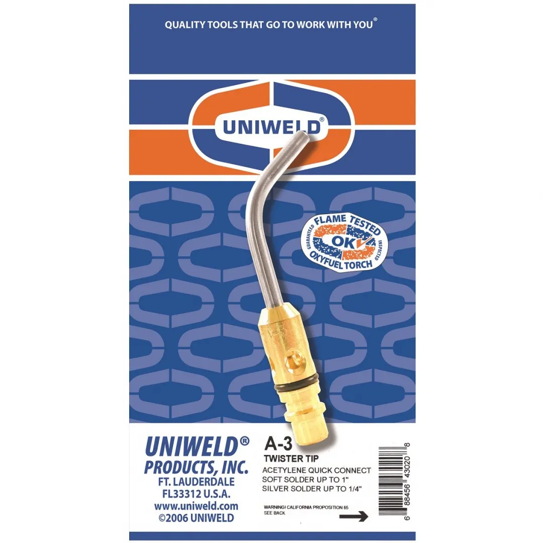 UNIWELD UNIWELD Twister Air Acetylene Quick Connect Tips UNIWELD UNIWELD Twister Air Acetylene Quick Connect Tips