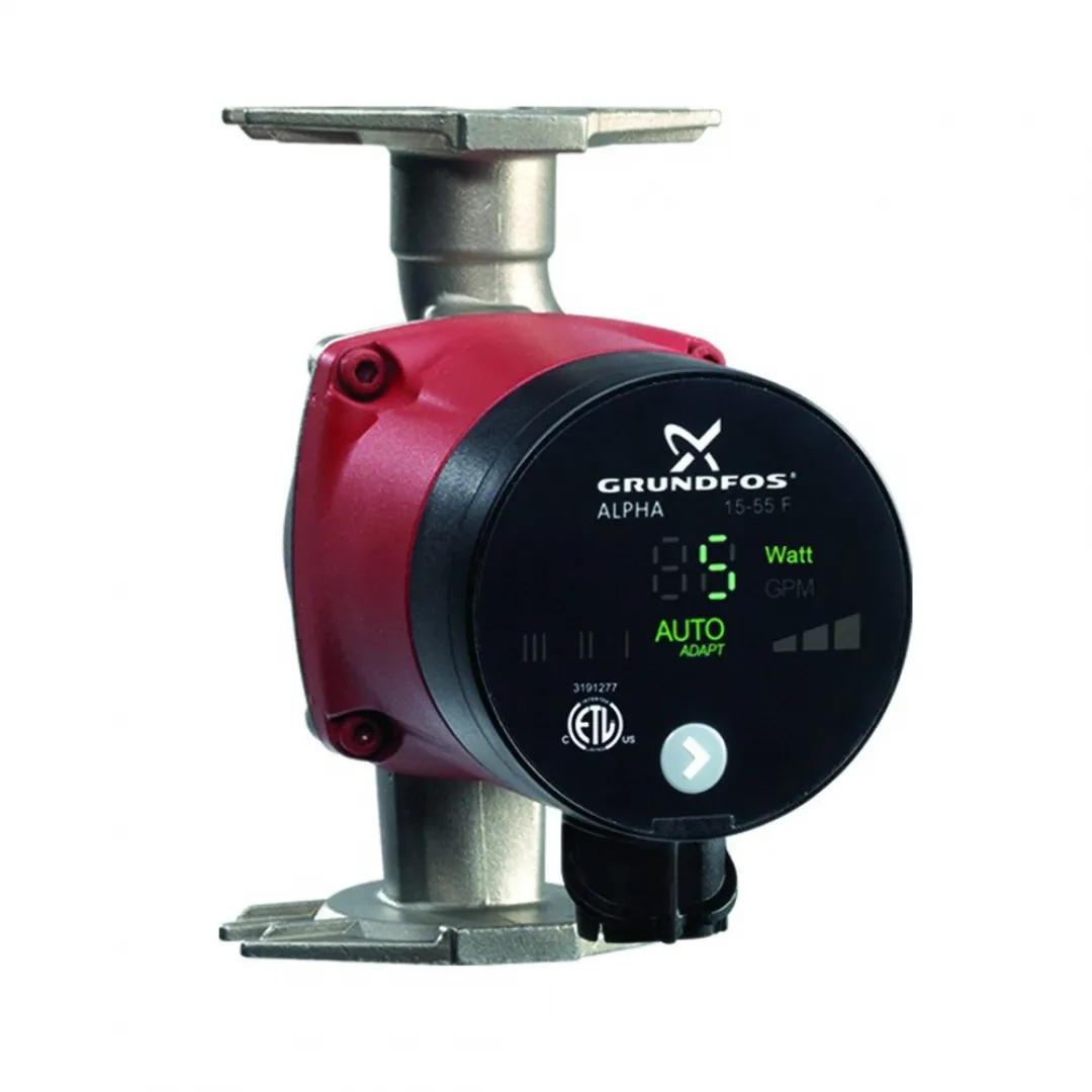 GRUNDFOS GRUNDFOS ALPHA Series ECM Circulator Pumps - Variable Speed, Cast Iron