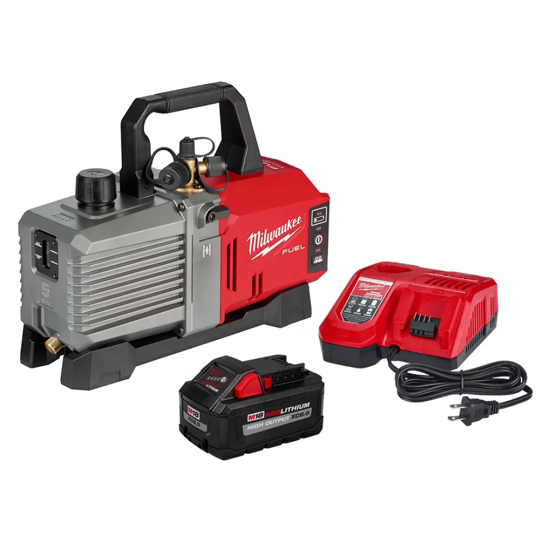 MILWAUKEE MILWAUKEE Vacuum Pump Kit With Charger & M18 Battery - 5 CFM