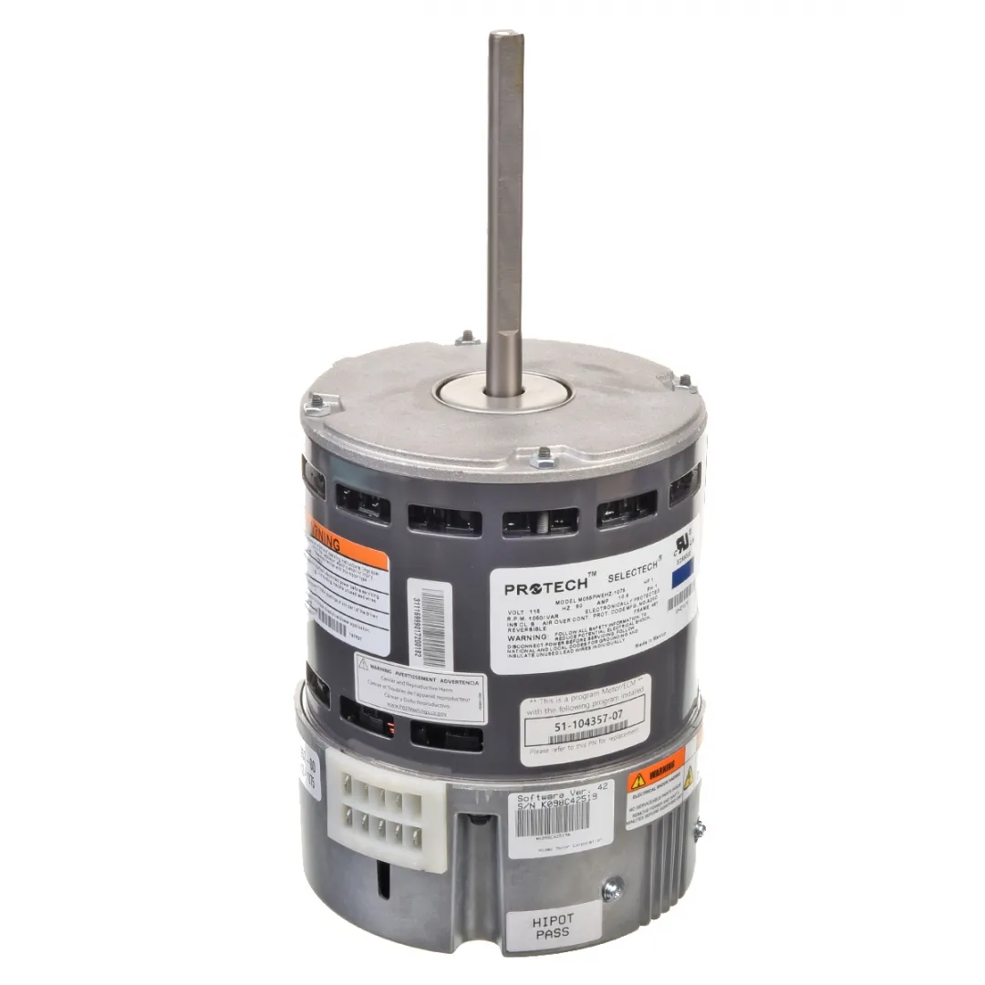 SURE COMFORT SURE COMFORT SelecTech Variable Speed Direct Drive Blower Motors