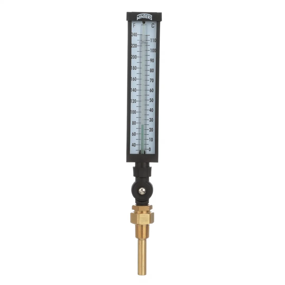 WINTERS Winters TIM 9" Industrial Thermometer With Case And Brass Well